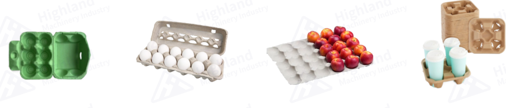 Amplicaciones de máquina para hacer cartón de huevos
